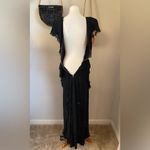 Vintage Milmont Original Black Lace Bow Dress Photo 3