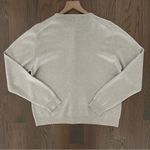 TSE 100% Cashmere Button Front Crew Neck Cardigan Sweater Heather Oatmeal Large Photo 8