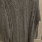 Classic Gray Cable Knit V Photo 5