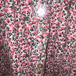 Eileen West Pink Embroidered Floral Nightgown S Cotton Long Sleeve Ruffle Lace White Photo 7