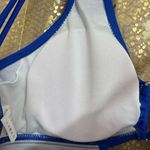 Bright Royal Blue V Neck Cutout One Piece Swimsuit Small NWOT Photo 4