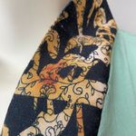 Handmade Kaftan Dress Light Green Kuwait Women Maxi Textured Fabric Pattern Trim Photo 8