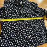 Koret Jacket Women's Size XL Long Sleeves Floral Light Denim Vintage Photo 3