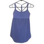 Lucy Womens Blouse Top Sz XS Activewear Athleisure Blue Yoga Workout Gym Padded Photo 5