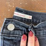 Levi's black Ribcage straight leg jeans Photo 4