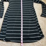 Lou & grey Charcoal Grey Striped Jersey Long Sleeve Dress Size XS Photo 4