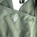 Free People Movement Women’s M/L Good Karma Racerback Crop Moss Green Yoga New Photo 8