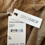 Stitchdrop Elegant Tan Long Sleeve Dress Brown Size XL Photo 7