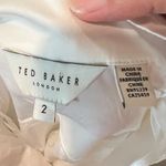 Ted Baker London Avereye Wide Neck Cotton Batwing Blouse size 2 White Photo 9