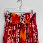 Studio Y RED TRIBAL STRAPLESS TOP Photo 2