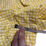 A New Day NWOT Seersucker Yellow White Gingham Shorts New Photo 7
