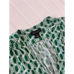 Intrigue  Wrap Dress Womens Size S Green Flutter Sleeve Casual Photo 6