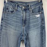 American Eagle  Mom Jeans Comfort Stretch Waistband Distressed Women’s Size 2 Reg Photo 2