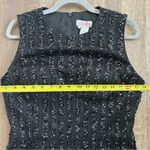 Jovani  Evening Black Sequin Sleeveless A Line Midi Dress 12 Photo 0