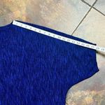 DKNY Blue Dolman Sleeve Sweater XXL Photo 4