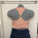 Aerie Tan Brown Lace Racerback Double Layer Wireless Slip On Pull On Bralette XL Photo 2