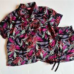 Isaac Mizrahi  Colorful Floral Pajama Set Size Small Photo 0