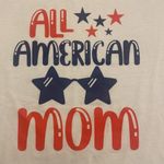 Pat Pat All‎ American mom tee Americana patriotic mommy and me size L Size L Photo 1