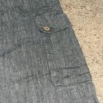 Yuvita Lagenlook Wide Leg Crop Cargo Culotte Pant Gray Small Photo 4