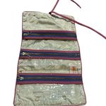 Vintage Galante Studio Travel Jewelry Cosmetics Roll Up Pouch Blue Photo 1