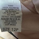 R&M Richard Nude/Blush Wide Leg Flowy Side Slit Dress Pant 12 Petite Size 12P Photo 12