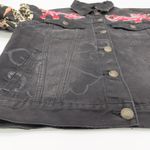 Desigual  Denim Jacket Women L Trucker Dragon Patchwork Asian Street Eclectic Photo 10