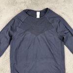 Fabletics  Long Sleeve‎ Top Athletic Activewear Workout Pullover Black M Photo 5