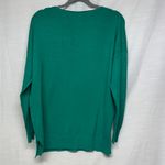 Zenana Outfitters  Green V-Neck Sweater Photo 3
