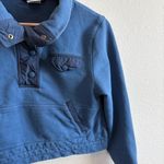 Outdoor Voices  Cropped Organic Cotton Terry Snap Sweatshirt Photo 2