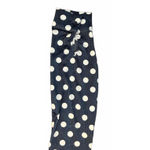 NEW Sabrina Lauren Women's Blouse Large Button Down Denim Blue White Polka Dots Photo 4