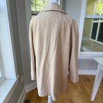 Vintage 60s 70s Herman Kay Camel Tan Wool Dress Coat Jacket Fits Medium Photo 13