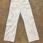 Brandy Melville  White Kim Cargo Pants Photo 0