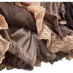 Revolve Zemeta Baby Rag Doll Brown Tutu Coquette Linen Mini Skirt Bloomers MED Photo 8