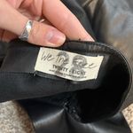 Free People  Black Leather Pants Photo 3