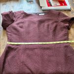 Worthington  Burgundy Tweed Cap Sleeve Dress Size 12 Photo 9