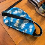 The Kamo womens pineapple crossbody sling backpack blue Photo 2