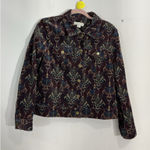 Coldwater Creek Womans Ps Cordurory Multicolor Bike Jacket Photo 0