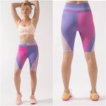 Nike nwot //  seamless biker colorblock shorts Photo 10