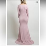Pinkblush NWT  Pink Long Sleeve Photoshoot Maternity Gown/Dress | Size: Large Photo 1