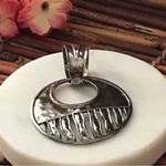 Silpada  Sterling Silver .925 Large Circular Pendant Oxidized Photo 5