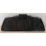 TOVA Beverly Hills Bling Rhinestone Butterfly Black Clutch Satin Evening Purse Photo 1