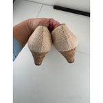 Aerosoles NWOT  Iris Wedge Heels Size 8.5M Woven Textile Cork Wedge Pointed Toe Photo 2