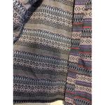 b Collection by Boboau Women's Open Front Cardigan Jacket Geometric Print Size S Purple Photo 6