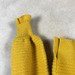 Skies Are Blue Mustard Yellow XS Mock Neck Sweater SKIES ARE BLIE Photo 4