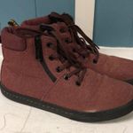 Dr. Martens Dr. Martens Maegley Boots Soft Wair Cherry Canvas Side Zip Women’s Sz 7 Photo 2
