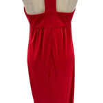 Jay Godfrey Halter‎ Neck Jersey Red Maxi Dress Gown Racerback Size 8 Photo 9
