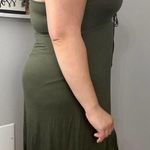 Chelsea 28 Nordstrom Midi Cutout Slip Dress Army Green XXL EUC Photo 2