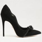 Sam Edelman  Deela Evening Bow Pump in Black Satin, Size 11 New in Box w/Dust Bag Photo 1