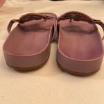 Tory Burch  Women's Miller Cloud Lilac Leather Thong Slides Sandals Size 9.5 Photo 3