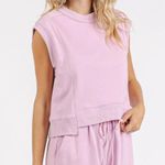 Mittoshop French Terry Crew Neck Top and Shorts Set Photo 1